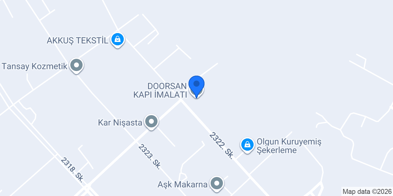 DOORSAN KAPI İMALATI konumu
