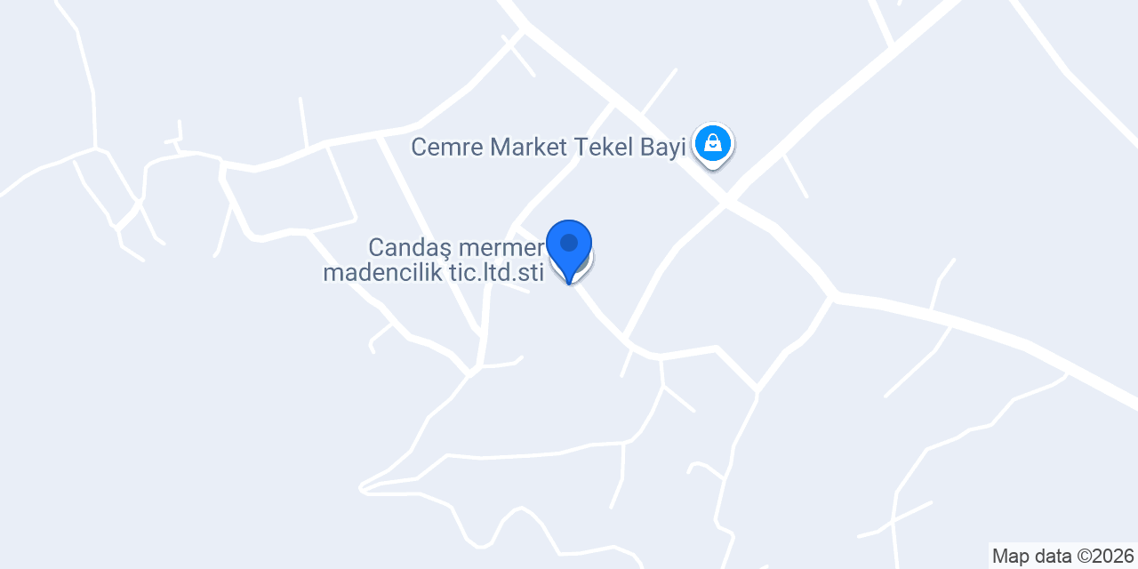 Candaş mermer madencilik tic.ltd.sti konumu