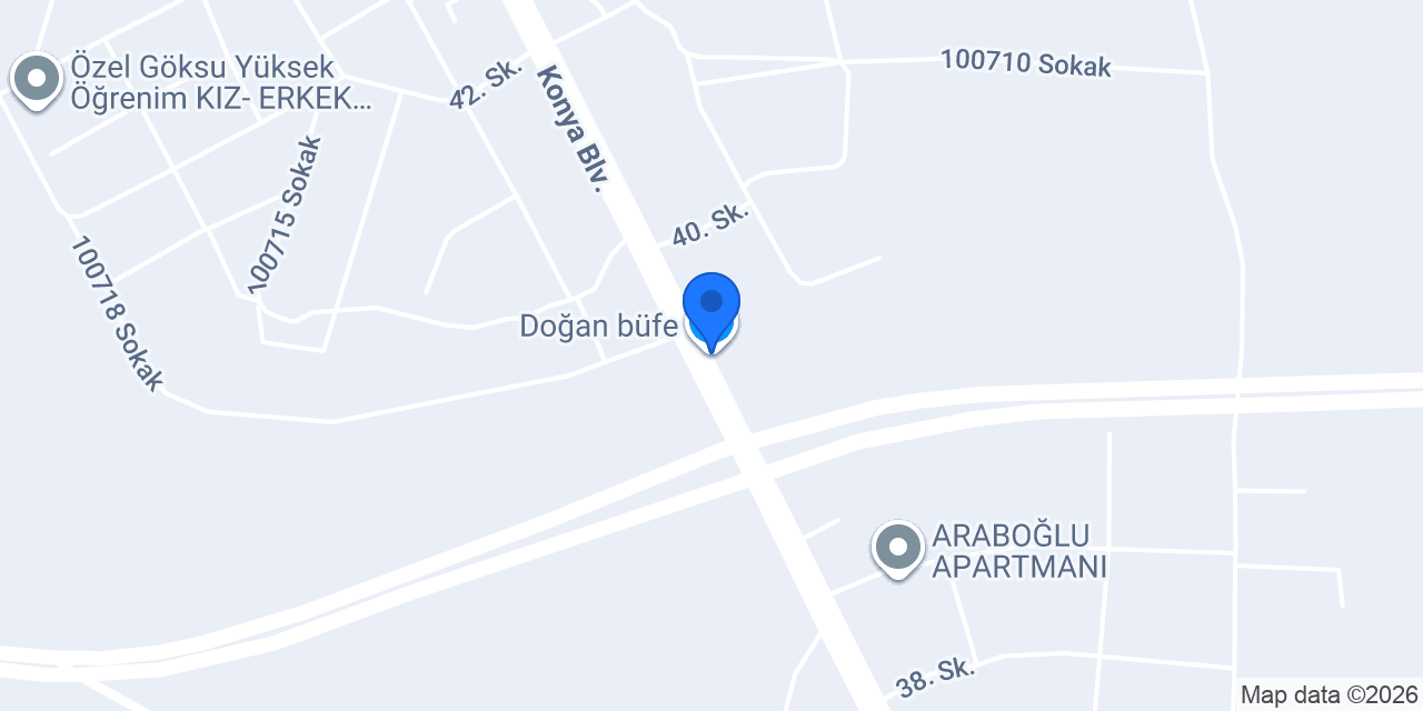 Doğan büfe konumu