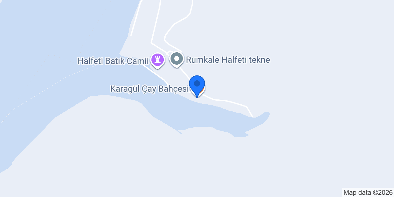 Karagül Çay Bahçesi konumu