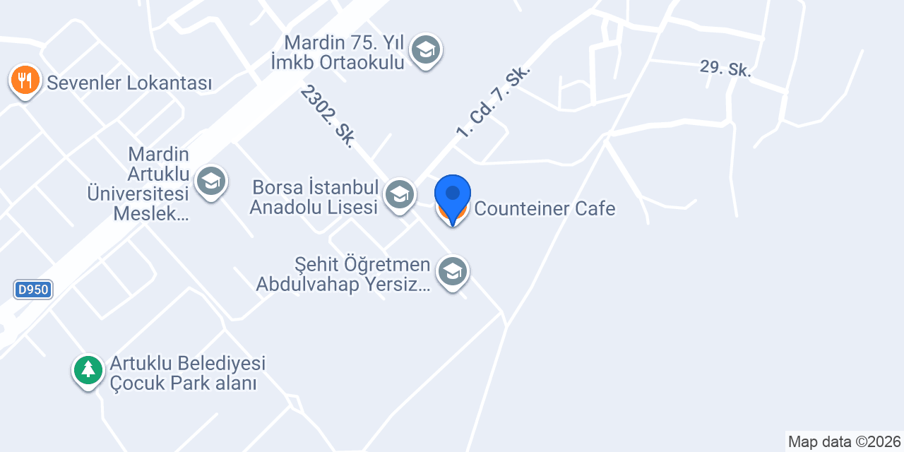 Counteiner Cafe konumu