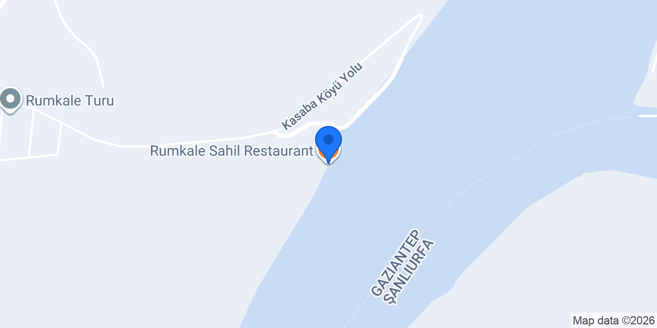 Rumkale Sahil Restaurant konumu