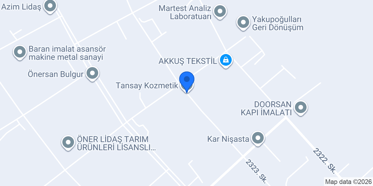 Tansay Kozmetik konumu