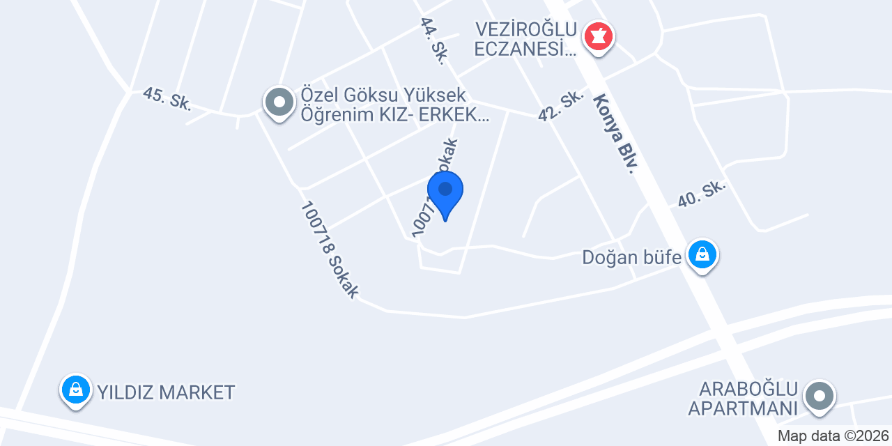 Camlıköşk Pansiyon konumu