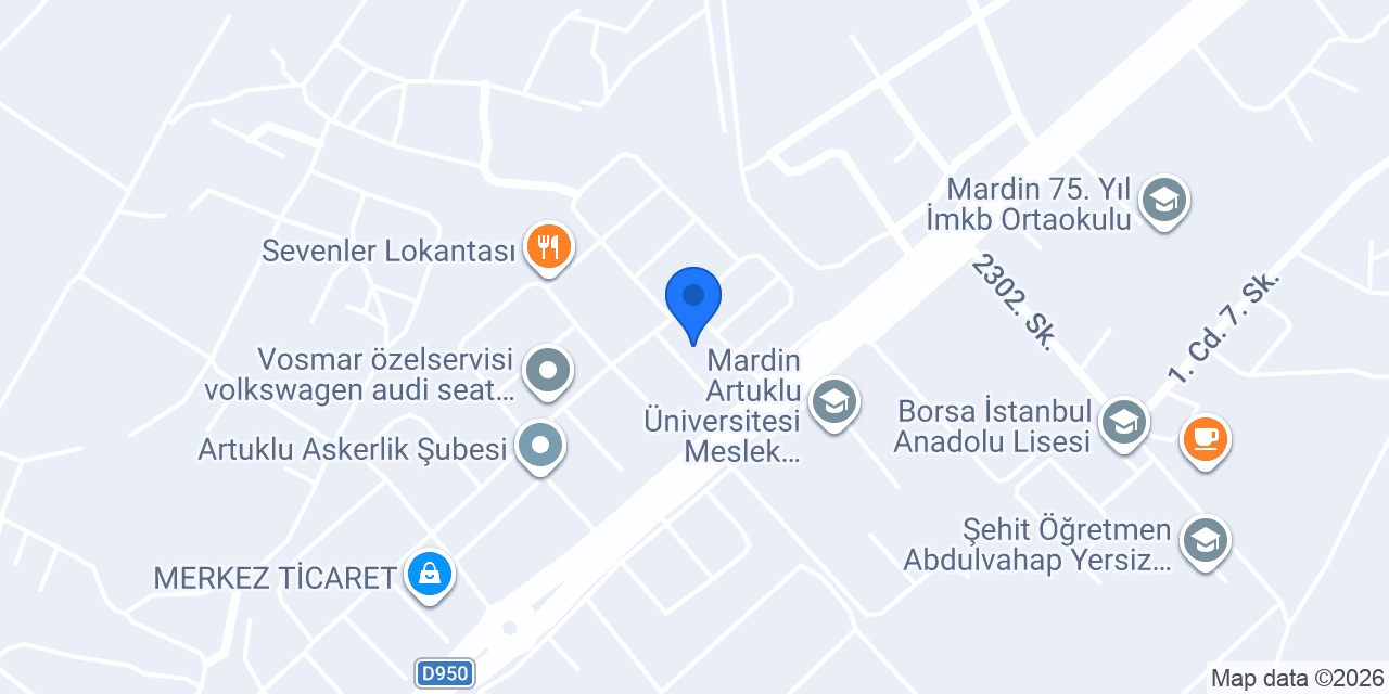 Şimşektaş Oto Yedek Parça konumu