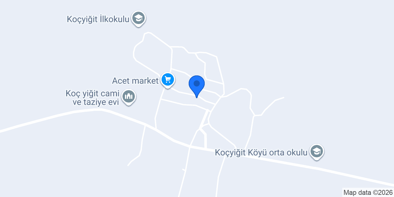 Kocyiğit Köyü Muhtarlığı konumu