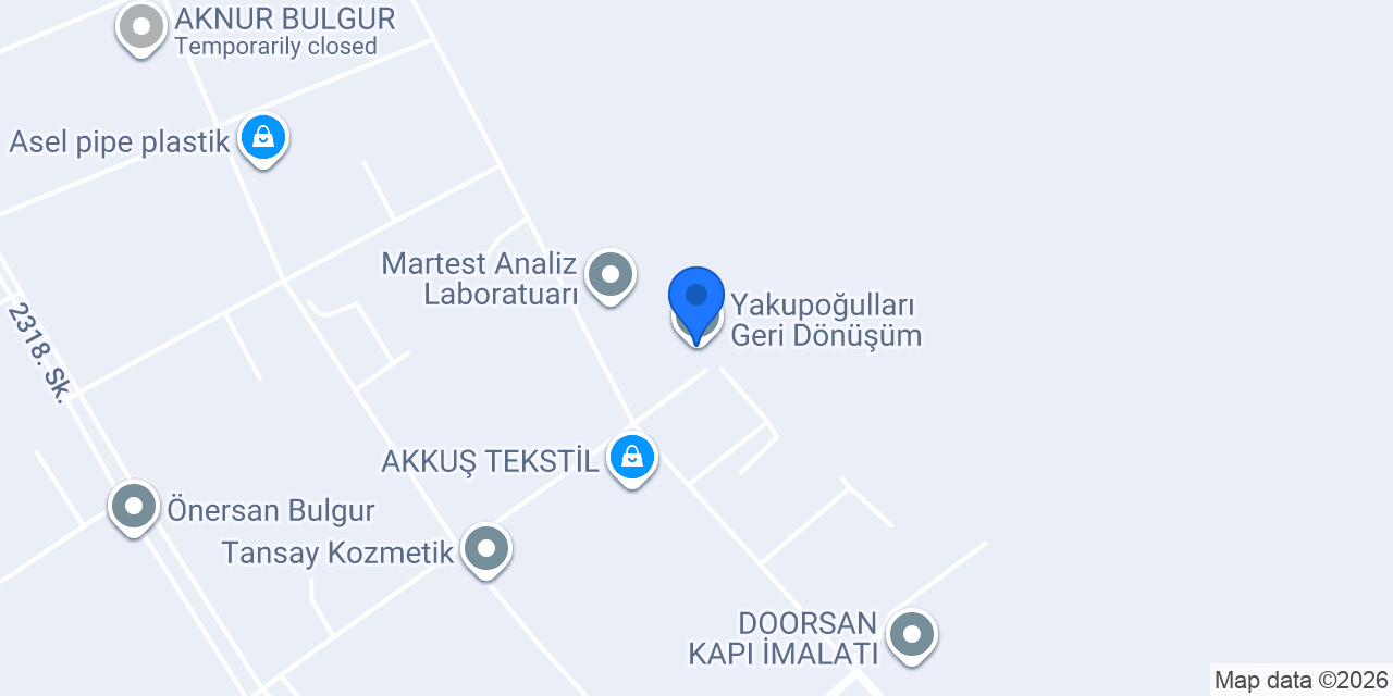 Yakupoğulları Geri Dönüşüm konumu