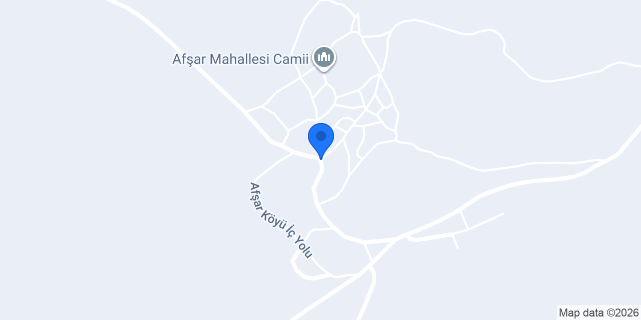 Afşar Köyü Muhtarlığı konumu