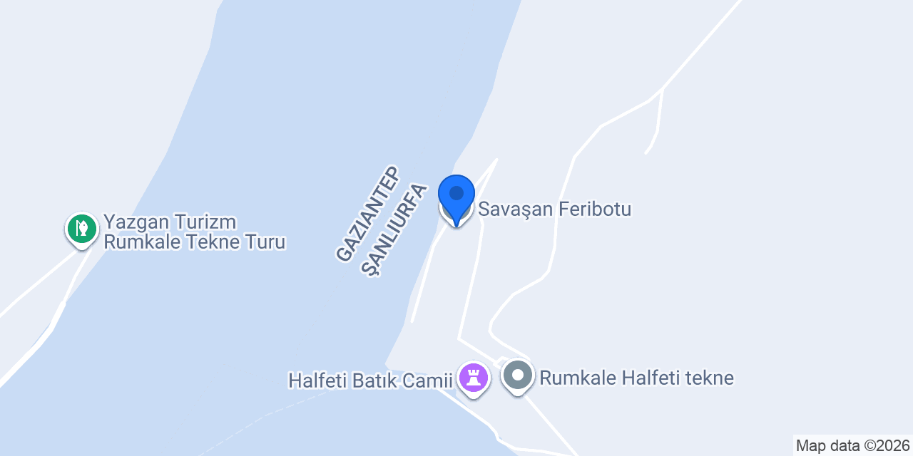 Savaşan Feribotu konumu