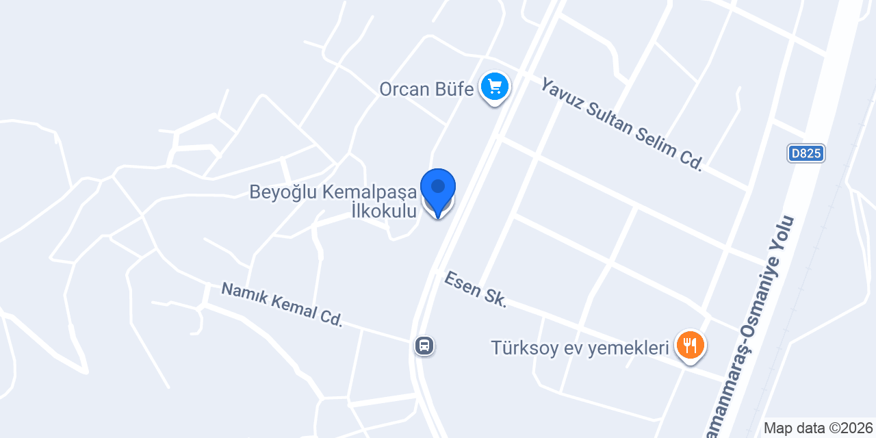 Beyoğlu Kemalpaşa İlkokulu konumu