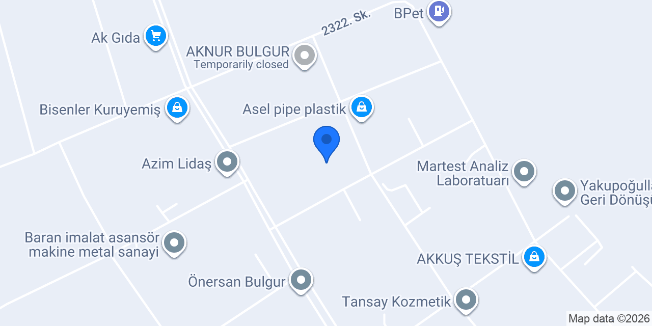 CORNEXA GROUP SEMOLİNA konumu