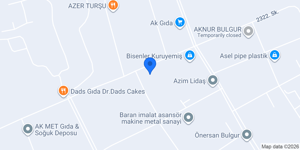 MARDE TARIM SAN. VE TİC. A.Ş. konumu