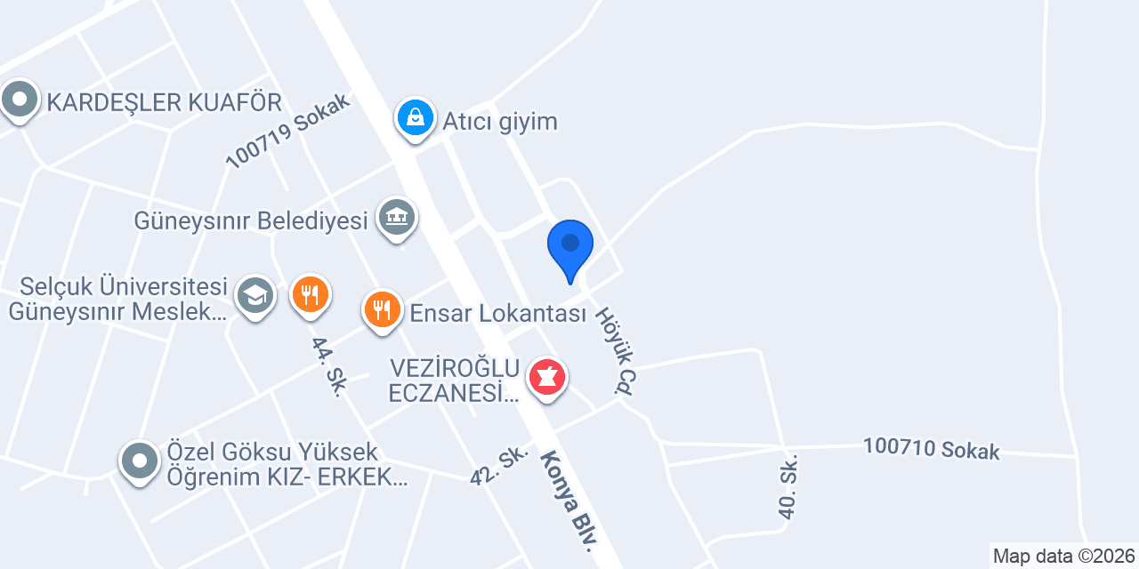 Güneysınır Tarım ve Orman İlçe Müdürlüğü konumu