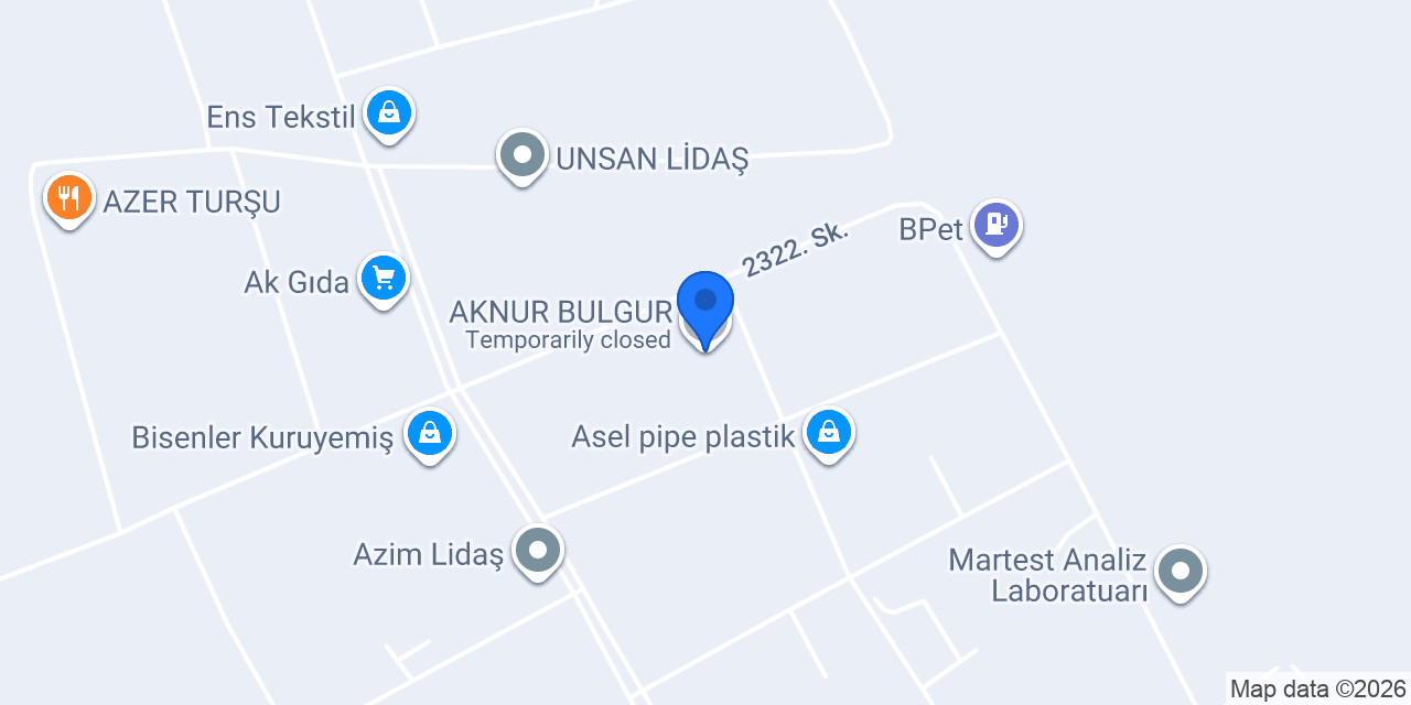 AKNUR BULGUR konumu