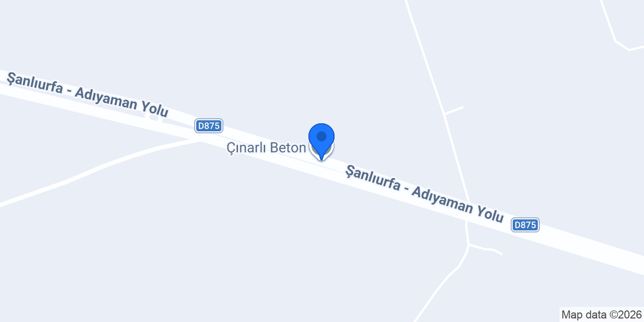 Çınarlı Beton konumu