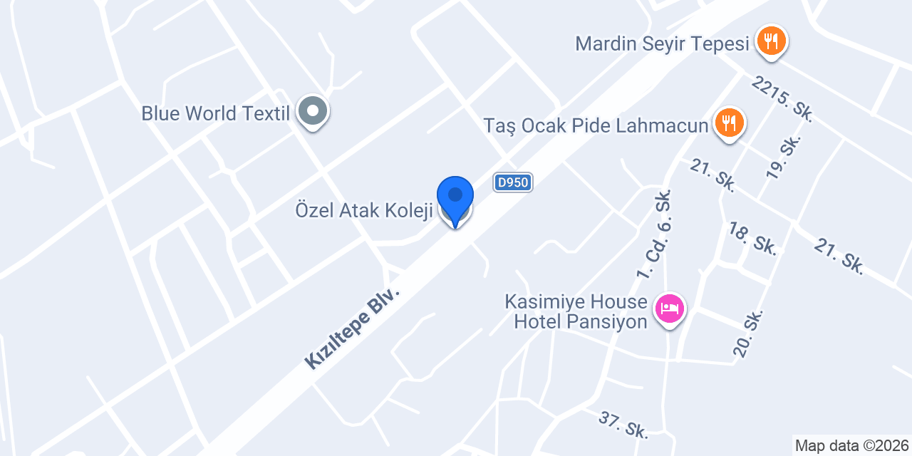 Özel Atak Koleji konumu