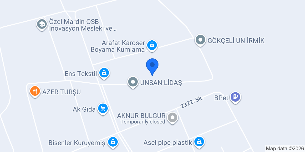 İÇTENTEKSTİL konumu