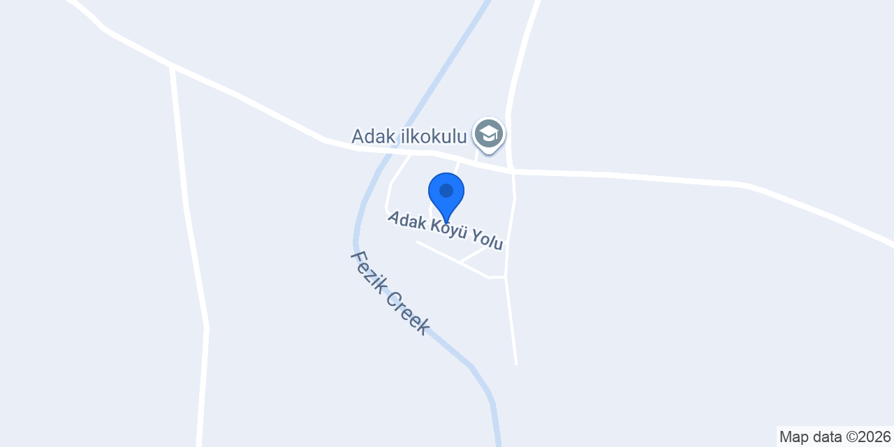Adak Köyü Muhtarlığı konumu