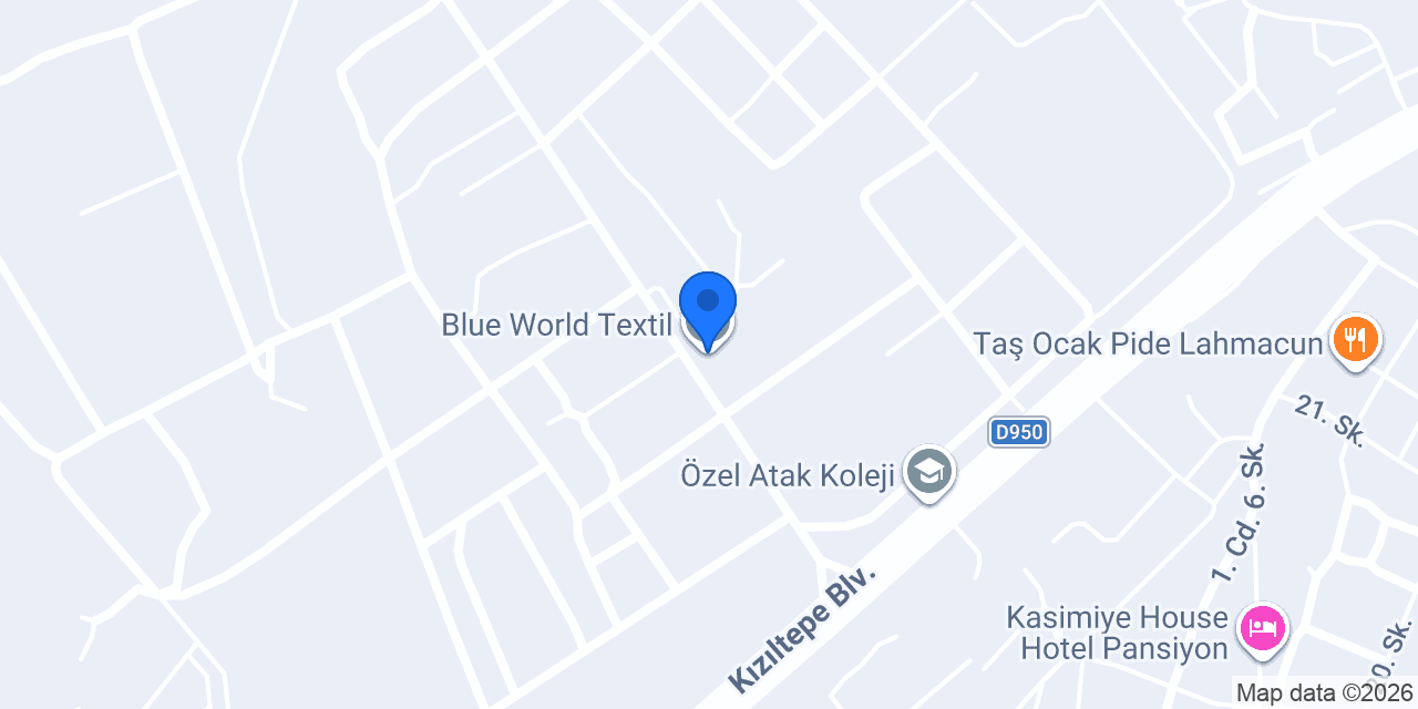 Blue World Textil konumu