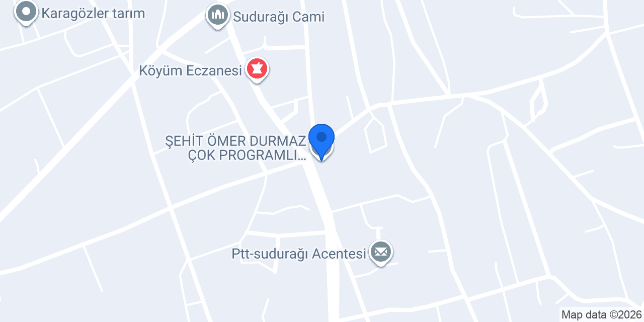 ŞEHİT ÖMER DURMAZ ÇOK PROGRAMLI ANADOLU LİSESİ konumu
