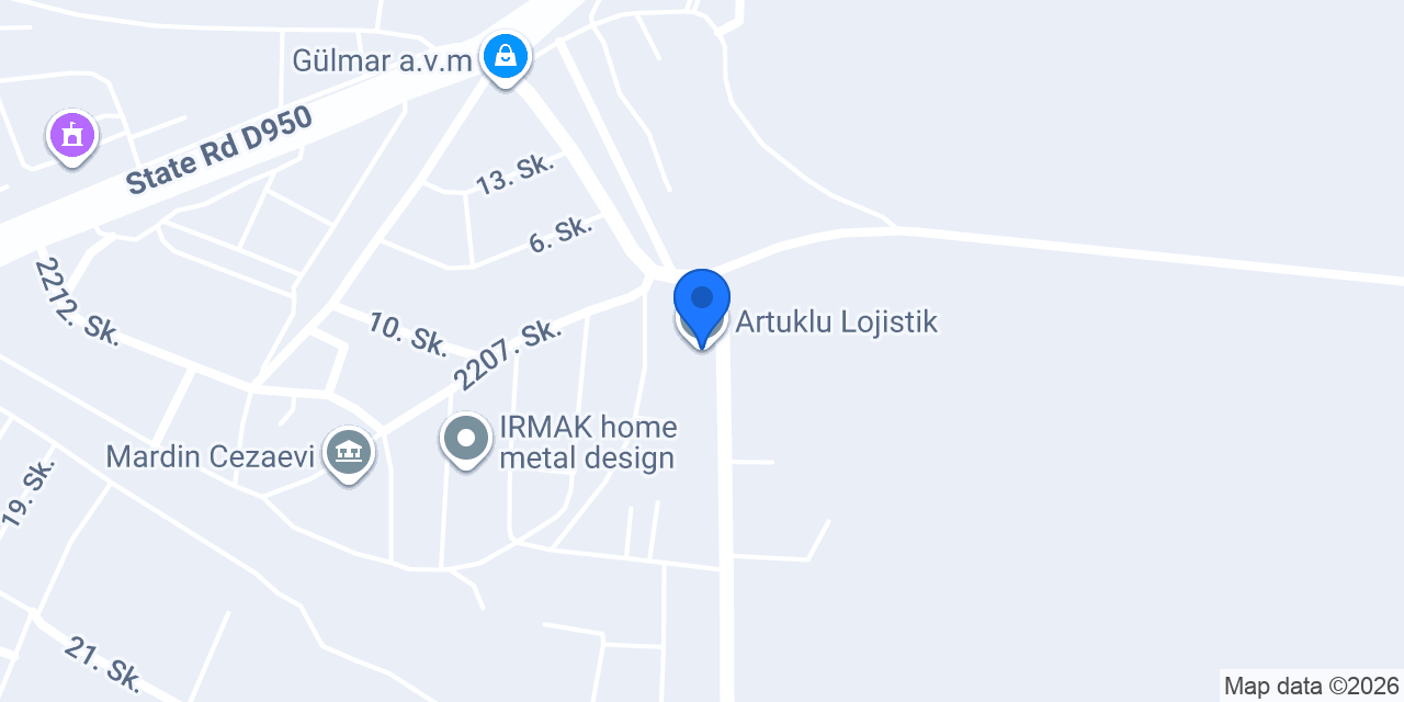 Artuklu Lojistik konumu