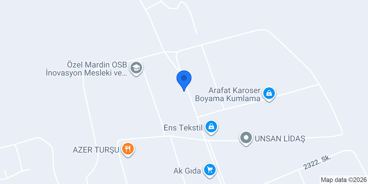 Azunlar Tekstil konumu