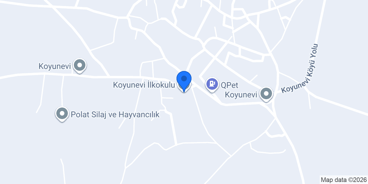 Koyunevi İlkokulu konumu