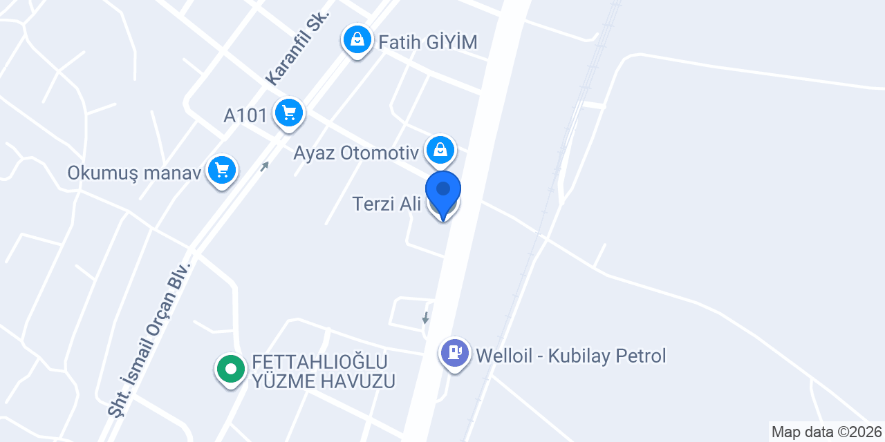 Terzi Ali konumu