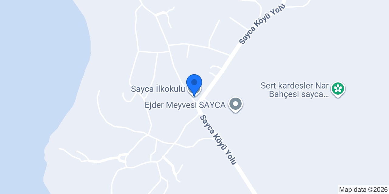 Sayca İlkokulu konumu