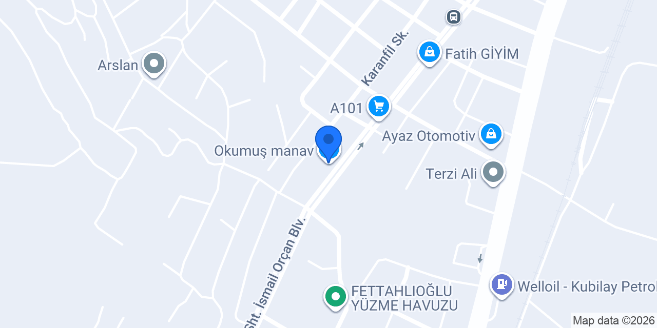 Okumuş manav konumu