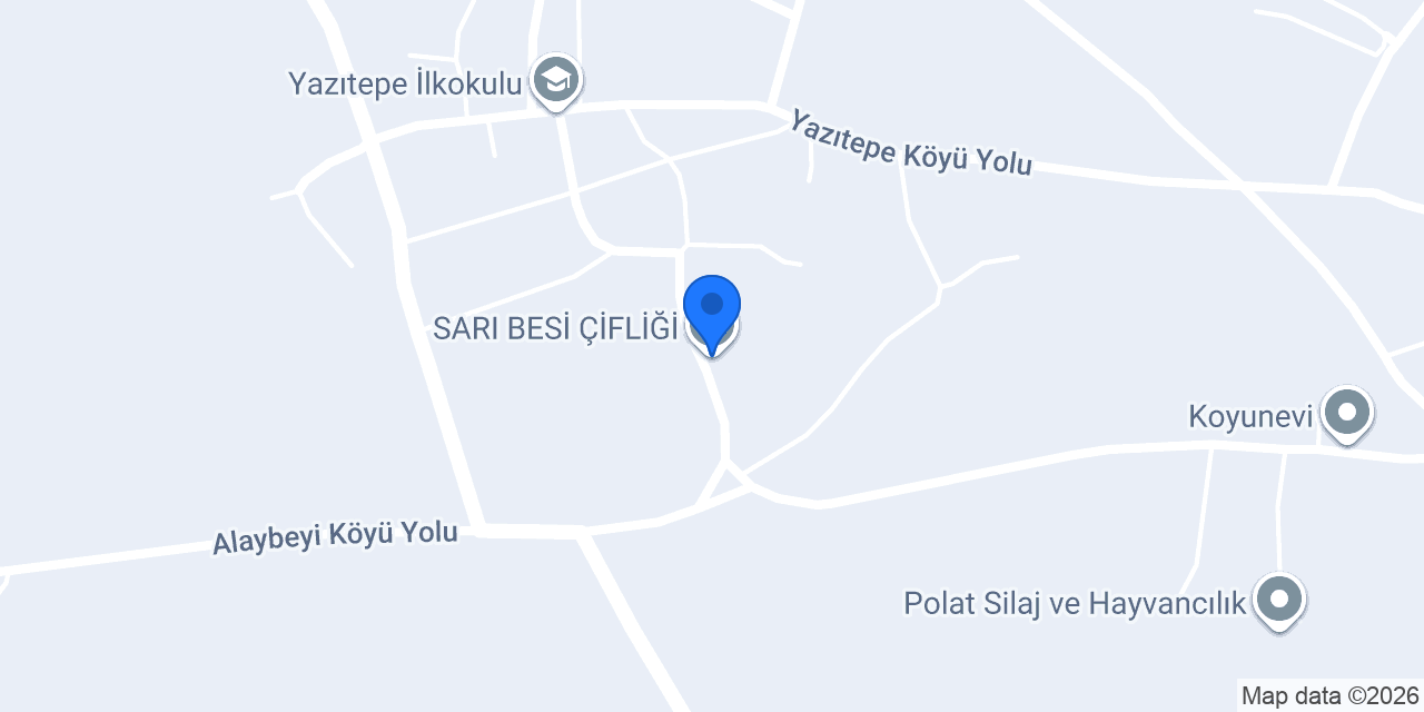 SARI BESİ ÇİFLİĞİ konumu