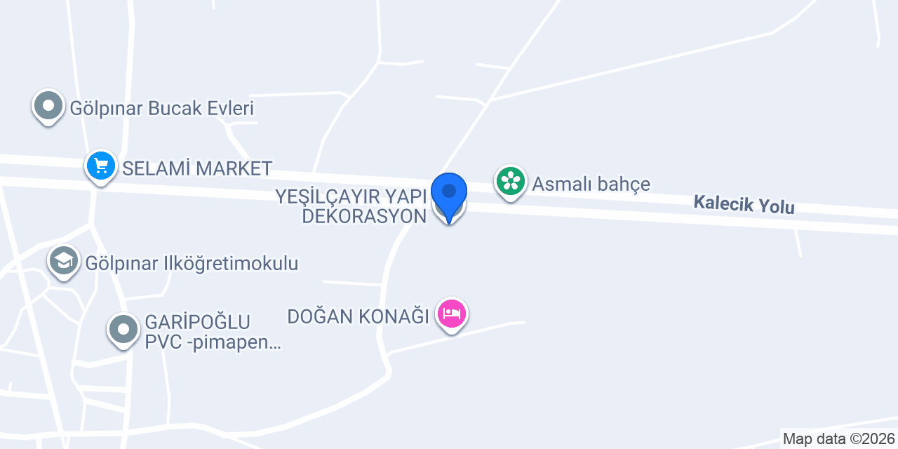 YEŞİLÇAYIR YAPI DEKORASYON konumu
