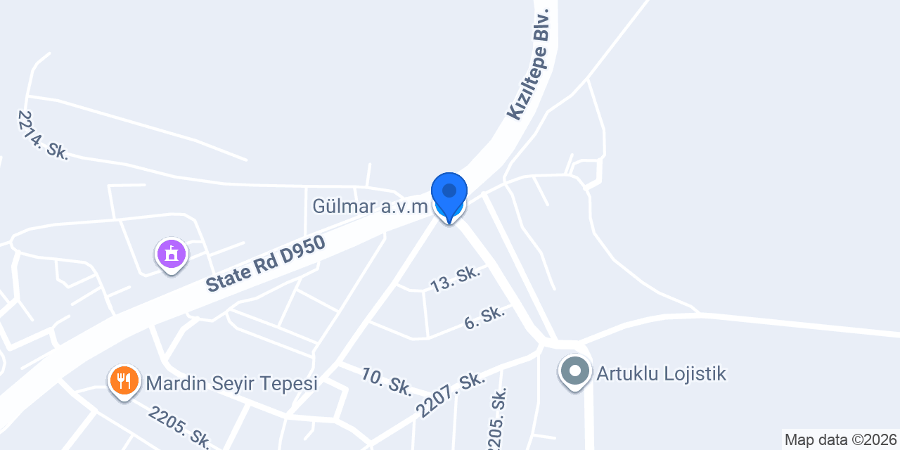 Gülmar a.v.m. konumu