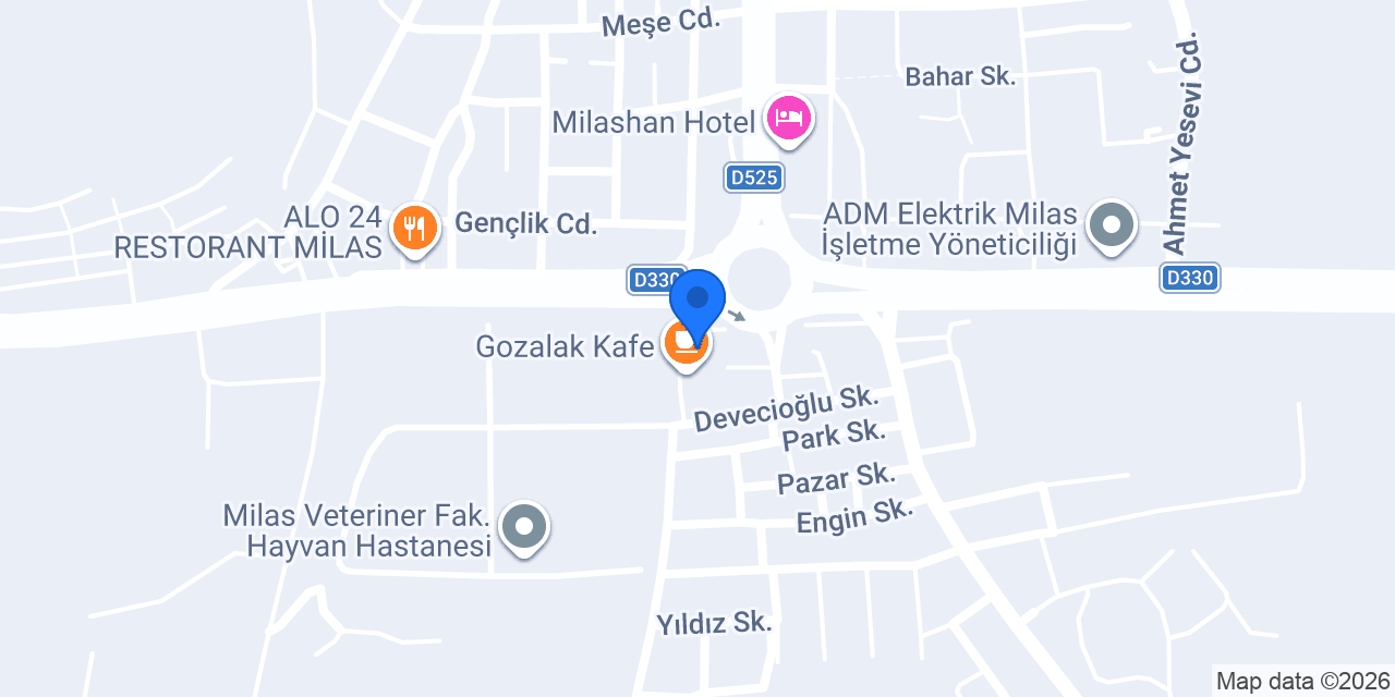 Eylül Cafe konumu