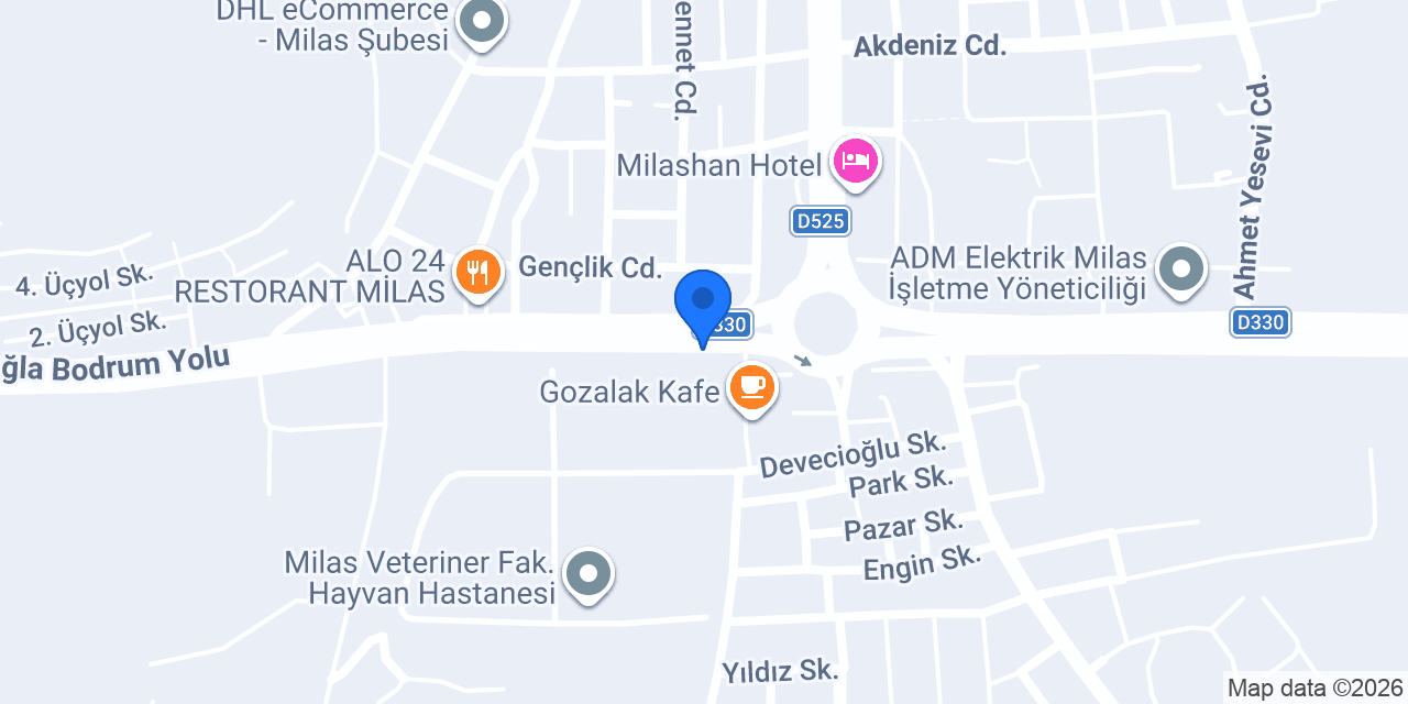 Üçyol Taksi konumu