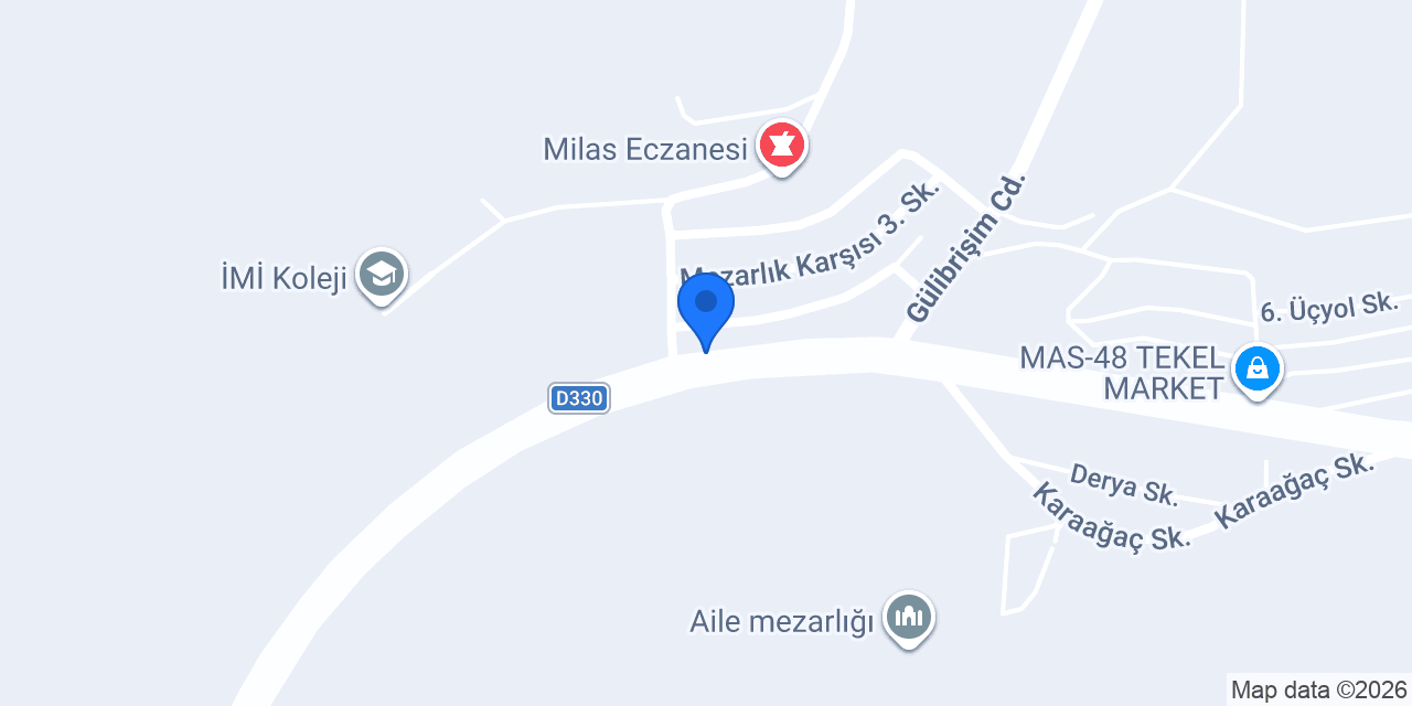 Milas Jeneratör konumu