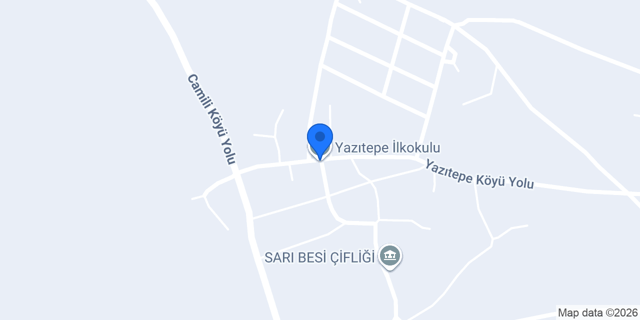 Yazıtepe İlkokulu konumu