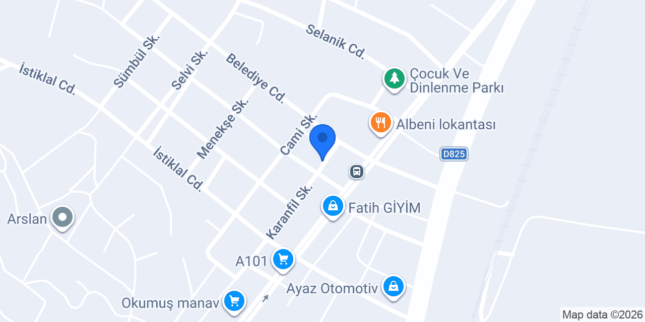 Ayyıldız erkek kuaförü konumu