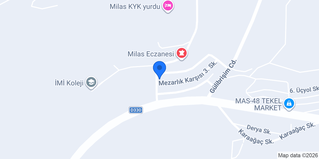 Dekonil Muğla konumu