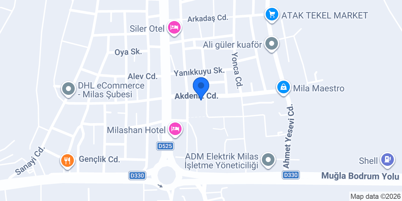 Pati Pet Kuaförü konumu