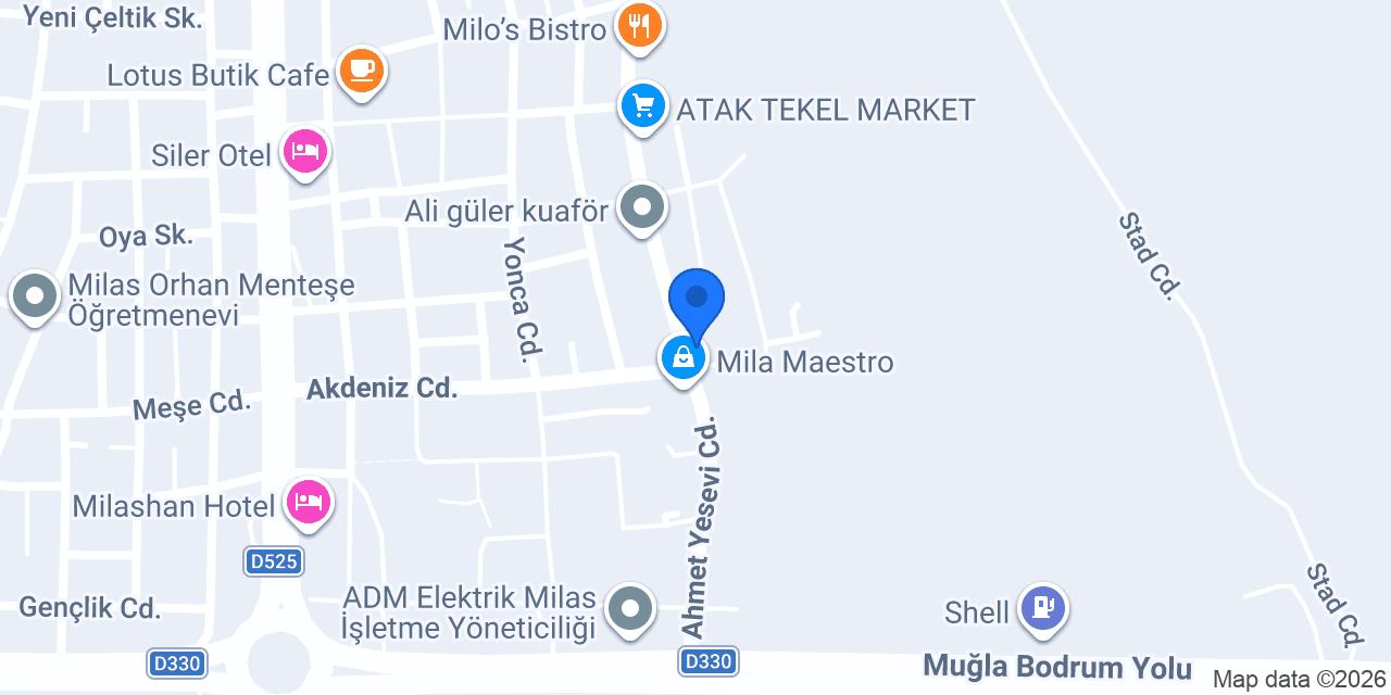 Ozi'nin Atölyesi konumu