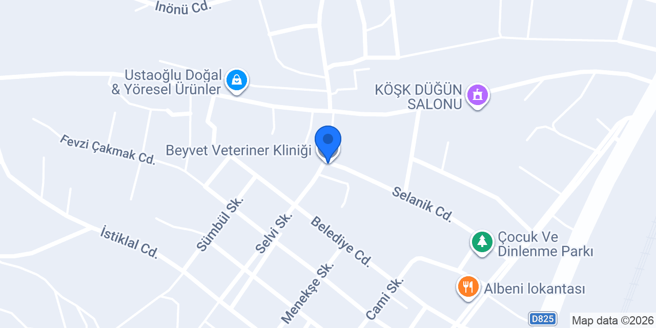 Beyvet Veteriner Kliniği konumu