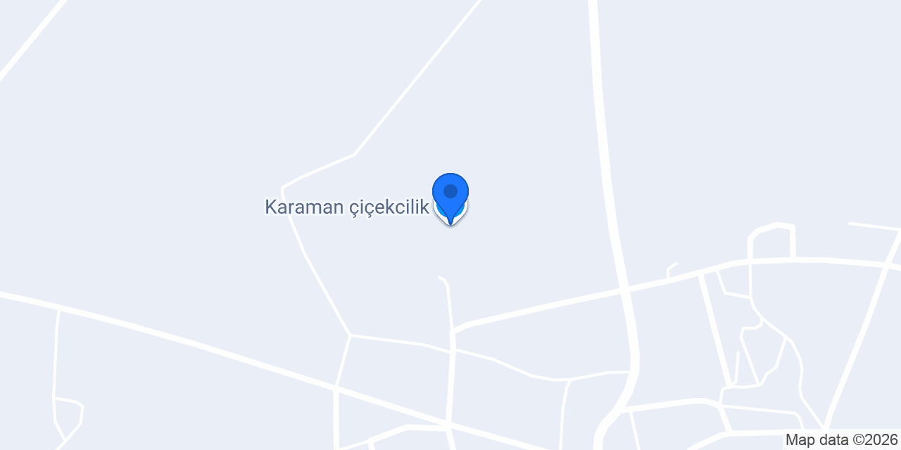 Karaman çiçekcilik konumu