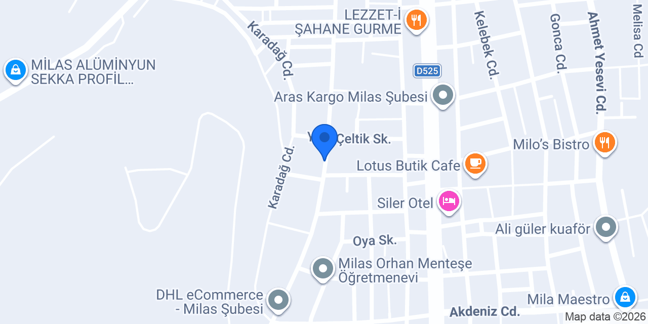 Karakuş Ticaret konumu