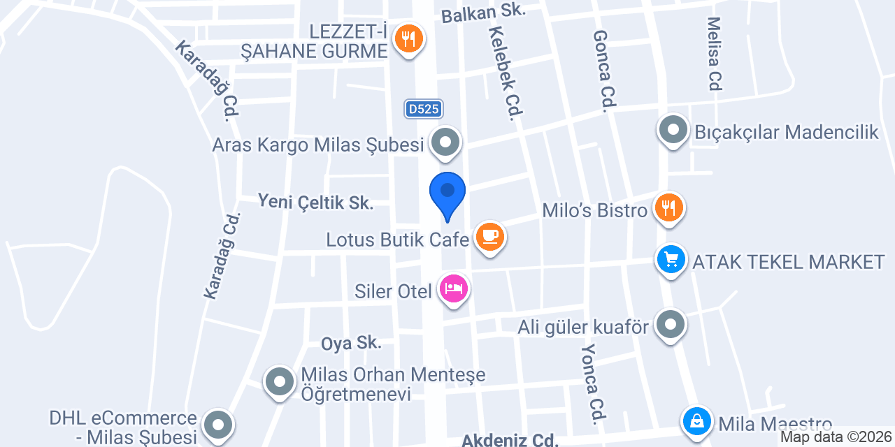 Civanoğlu Otomotiv konumu