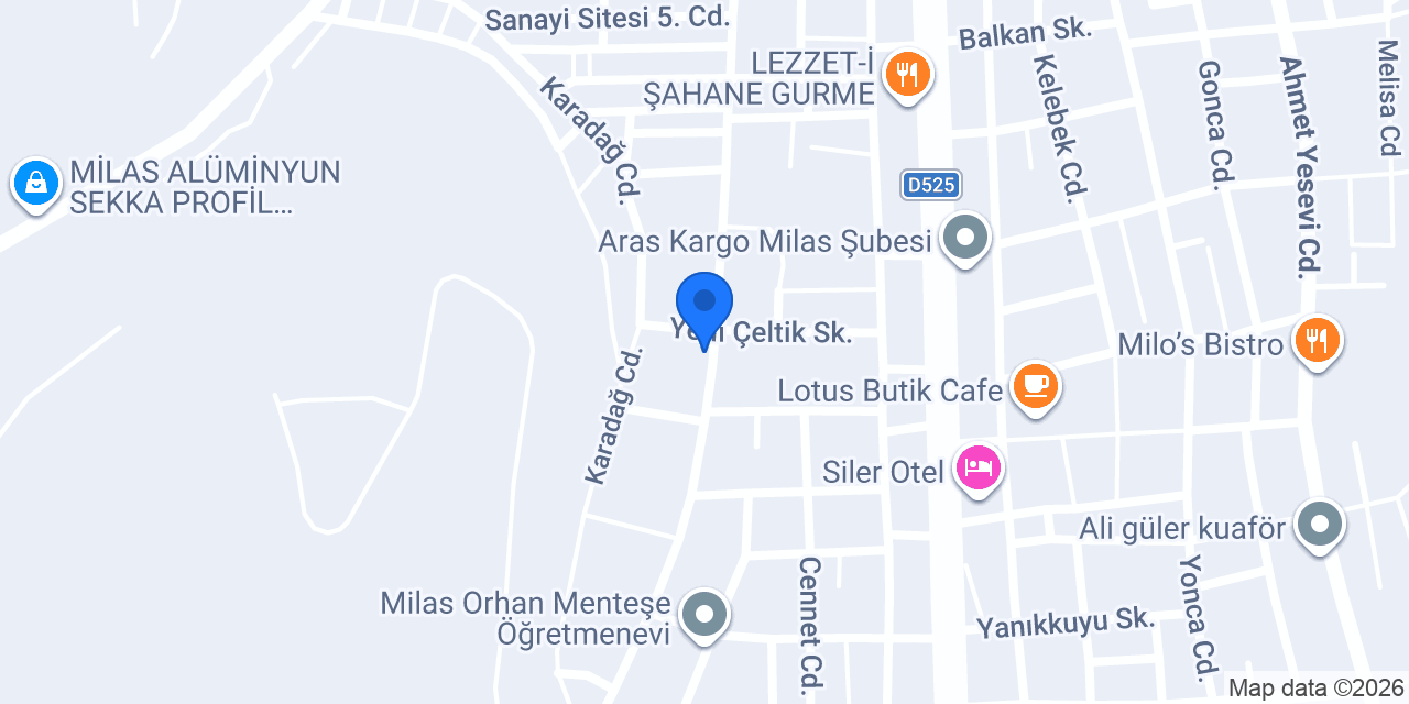 Siler Jant Dünyası konumu