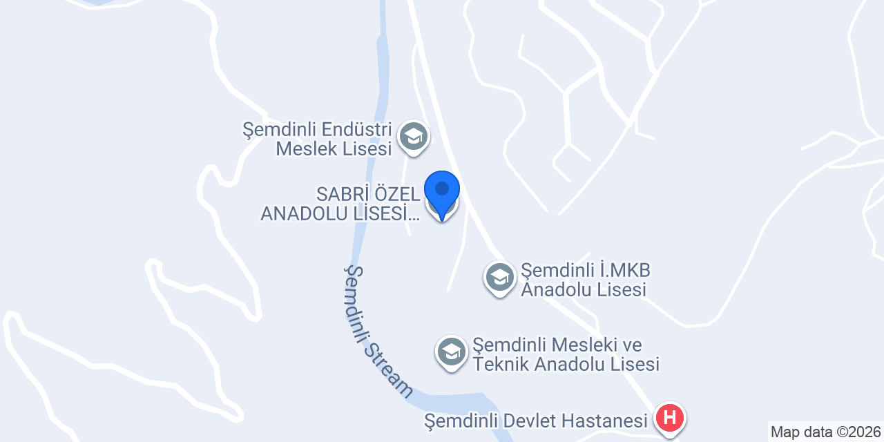 SABRİ ÖZEL ANADOLU LİSESİ (SÖAL) konumu