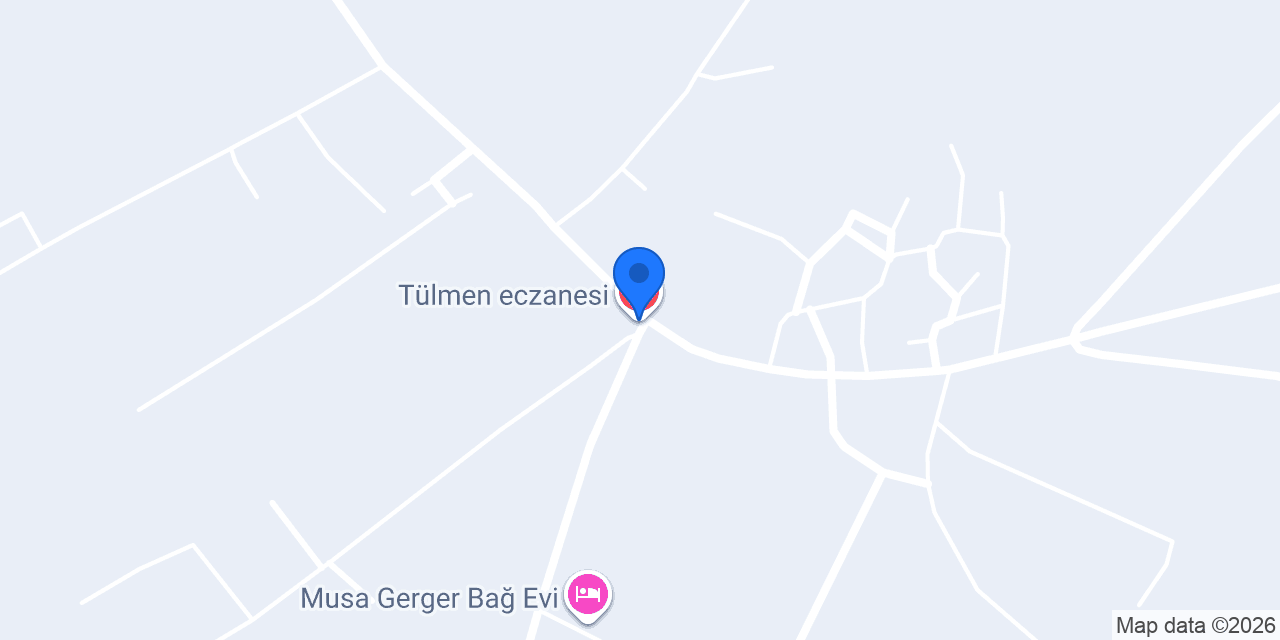 Tülmen eczanesi konumu