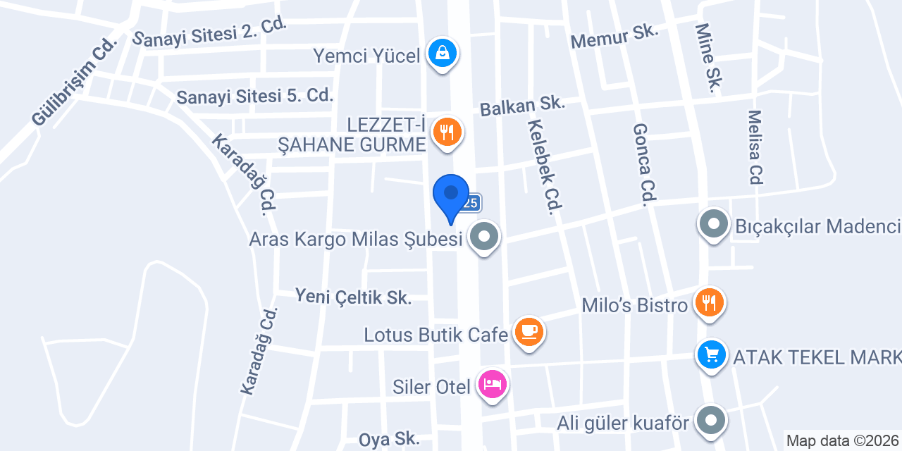 Can Oto Galeri konumu