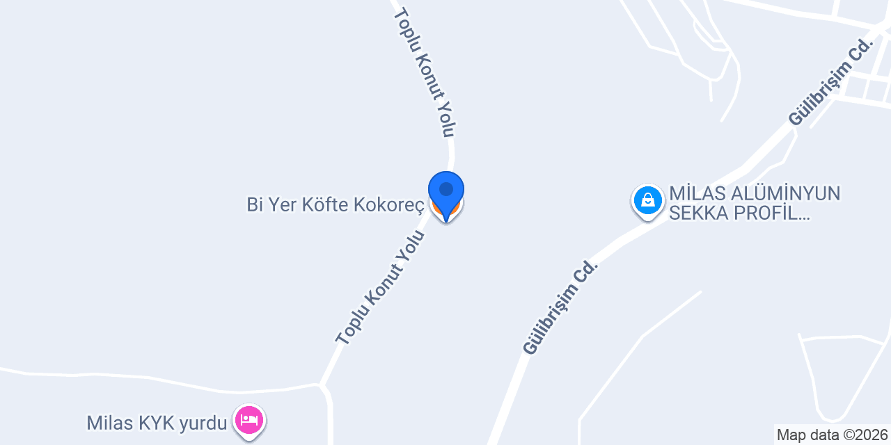 Bi Yer Köfte Kokoreç konumu